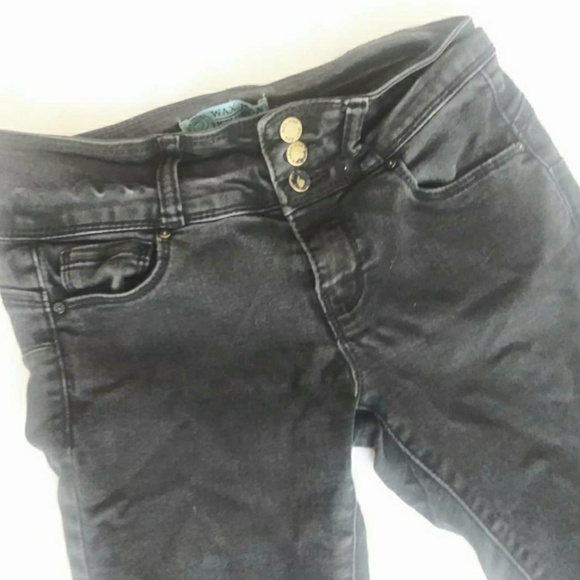 Skinny Black Womens Jean's Size 0 - Picture 3 of 8